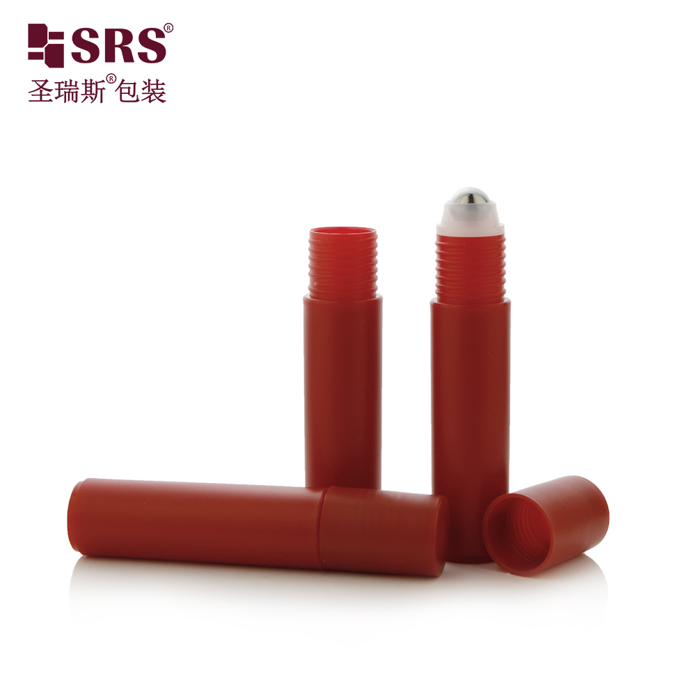 Custom Matte Finishing 10ML Eye Serum Roller Ball Cosmetic Roll on Bottles