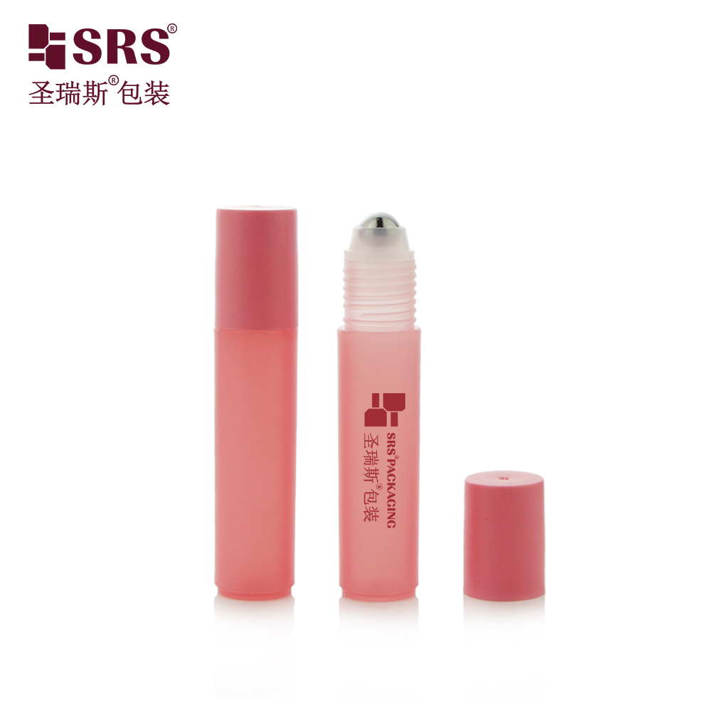 Custom Matte Finishing 10ML Eye Serum Roller Ball Cosmetic Roll on Bottles