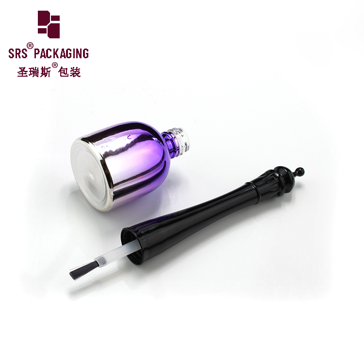 Hot Selling Luxury 12ML Factory Nail Polish Empty Cosmetic Glass Bottle with Lids 
