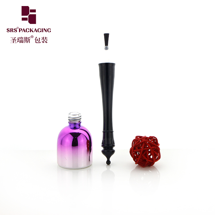 Hot Selling Luxury 12ML Factory Nail Polish Empty Cosmetic Glass Bottle with Lids 