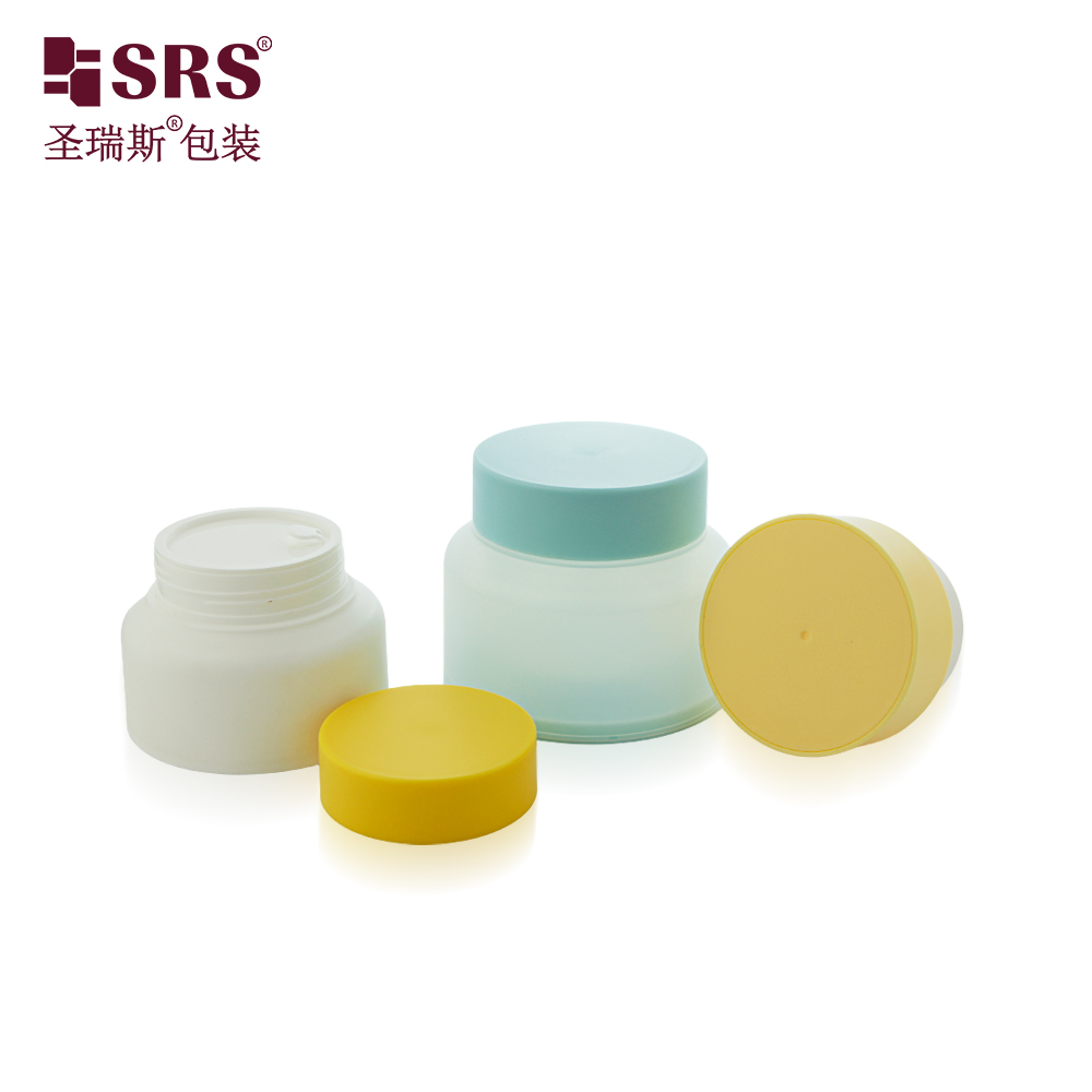 Empty Face Eye Cream Double Wall 30ML 50ML 80ML 100ML PP Plastic Cosmetic Jars 