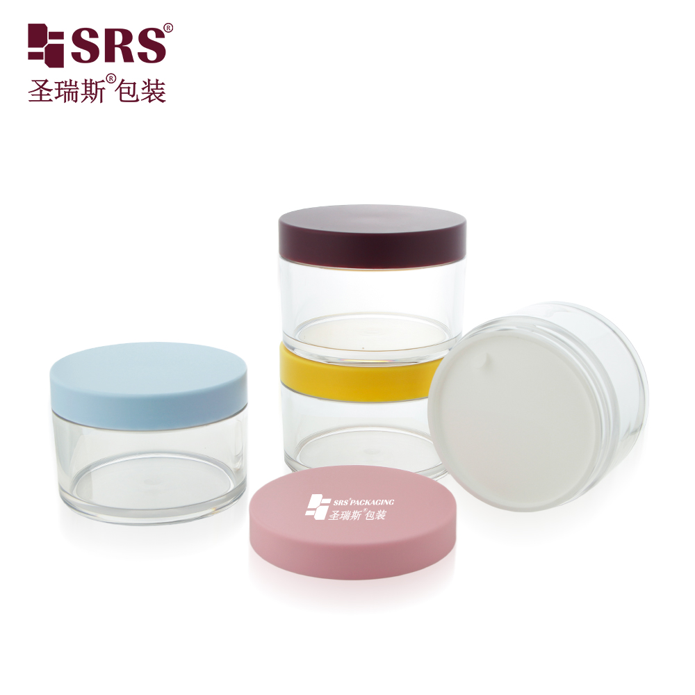 Single Wall 15g 30g 50g 80g 100g 150g 200g 250g 300g PET Jar for Skincare Serum Cream