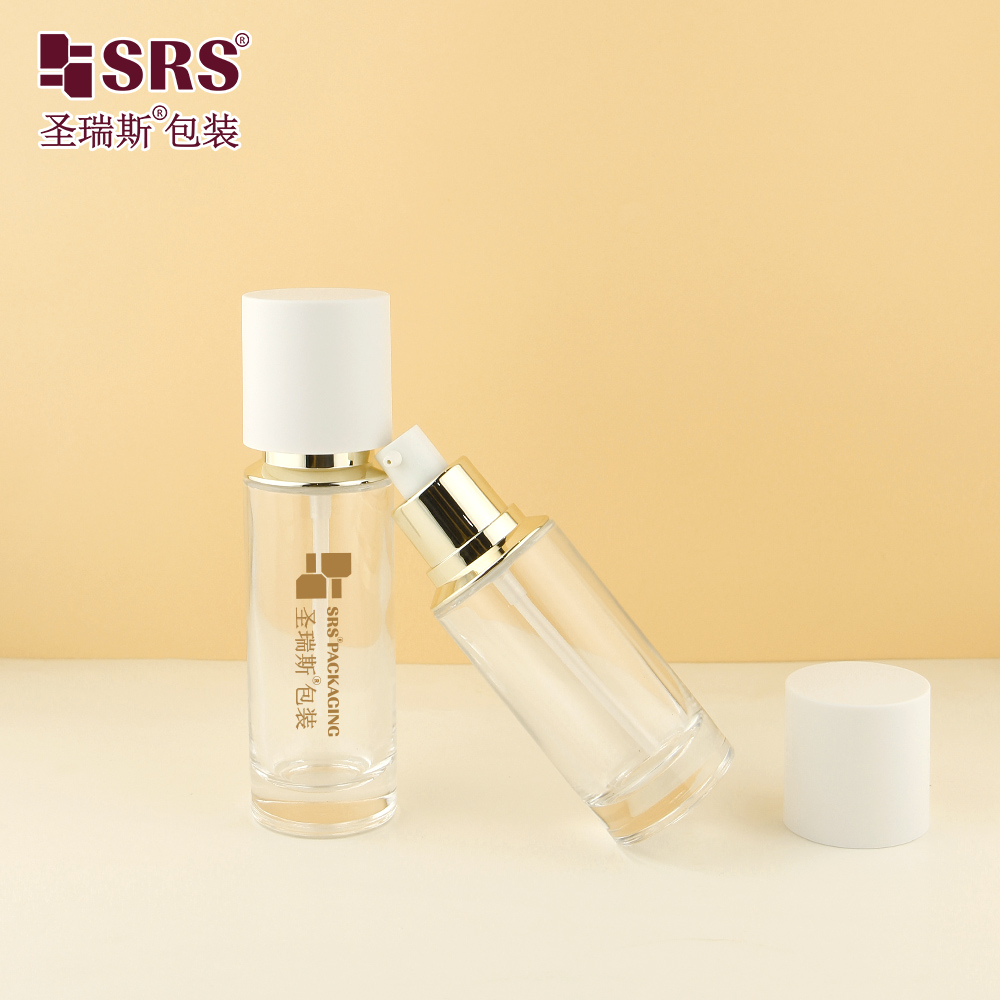 Skincare Product Cream Lotion Cosmetic Container Glass Essential Oil Serum Hair Oil Bottle