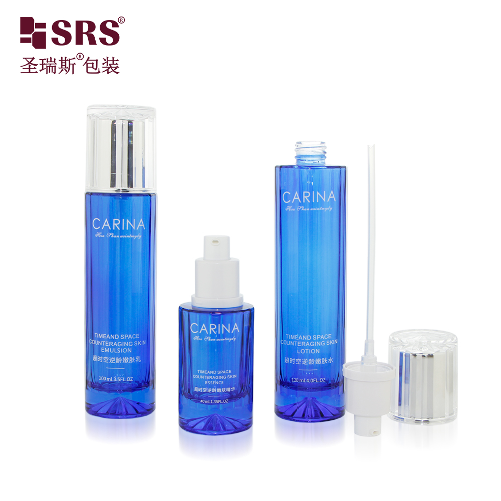 40ml 50ml 120ml Cosmetic Glass Bottle for Skincare Face Cream Lotion Bottle