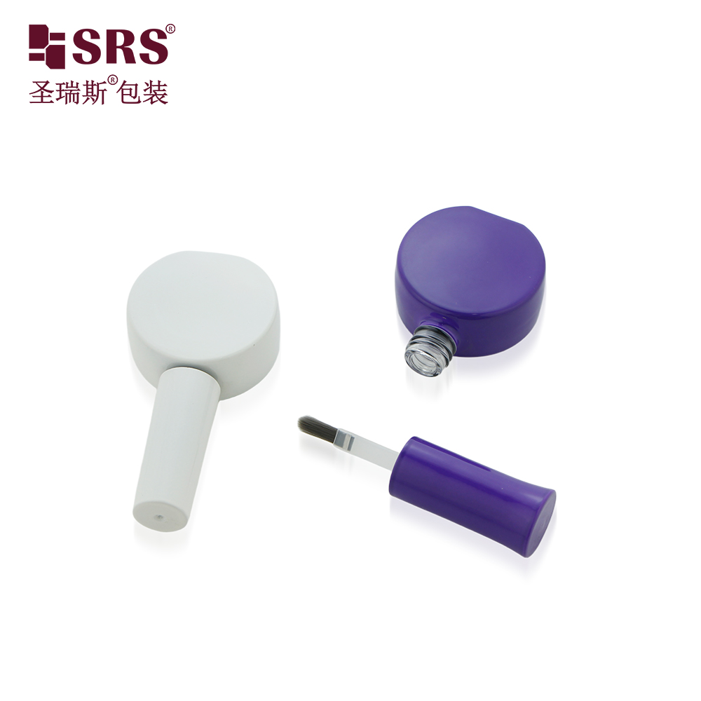Factory Nail Polish Bottle Custom Purple 12ml Gel Nail Polish Glass Empty Bottle