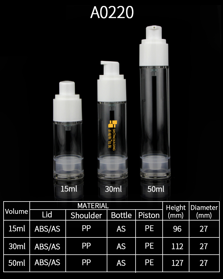 Download Wholesale 30ml Airless Pump Cosmetic Bottle