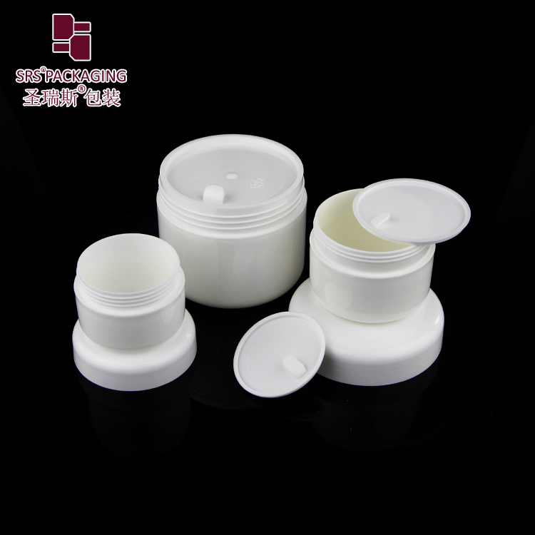 15G/20G/30G/50G/100G/150G/200G/250G  All PP Glossy single wall pp cream jar round jar and round cap