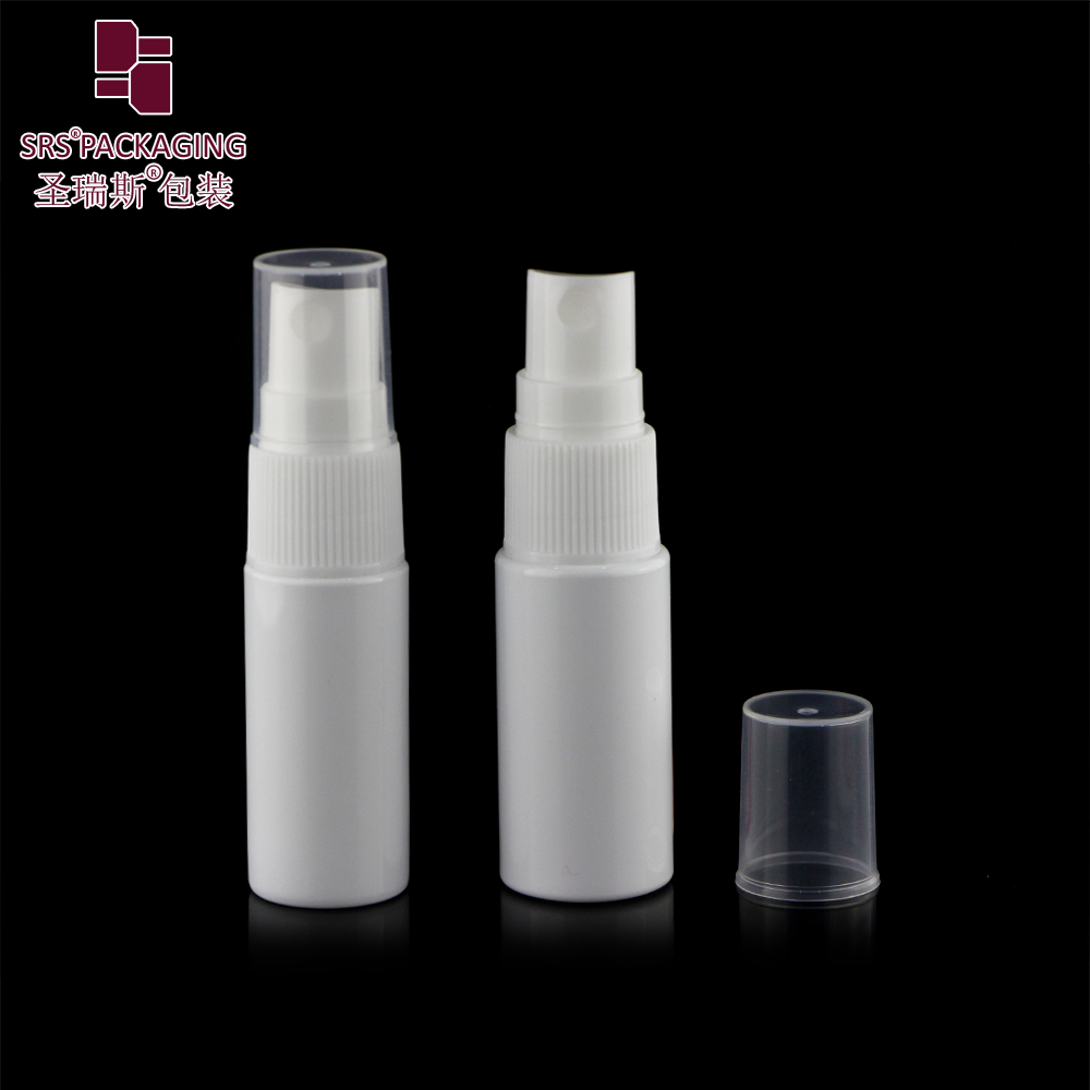 15ML injection white eco friendly plastic spray pump pet bottle cosmetic