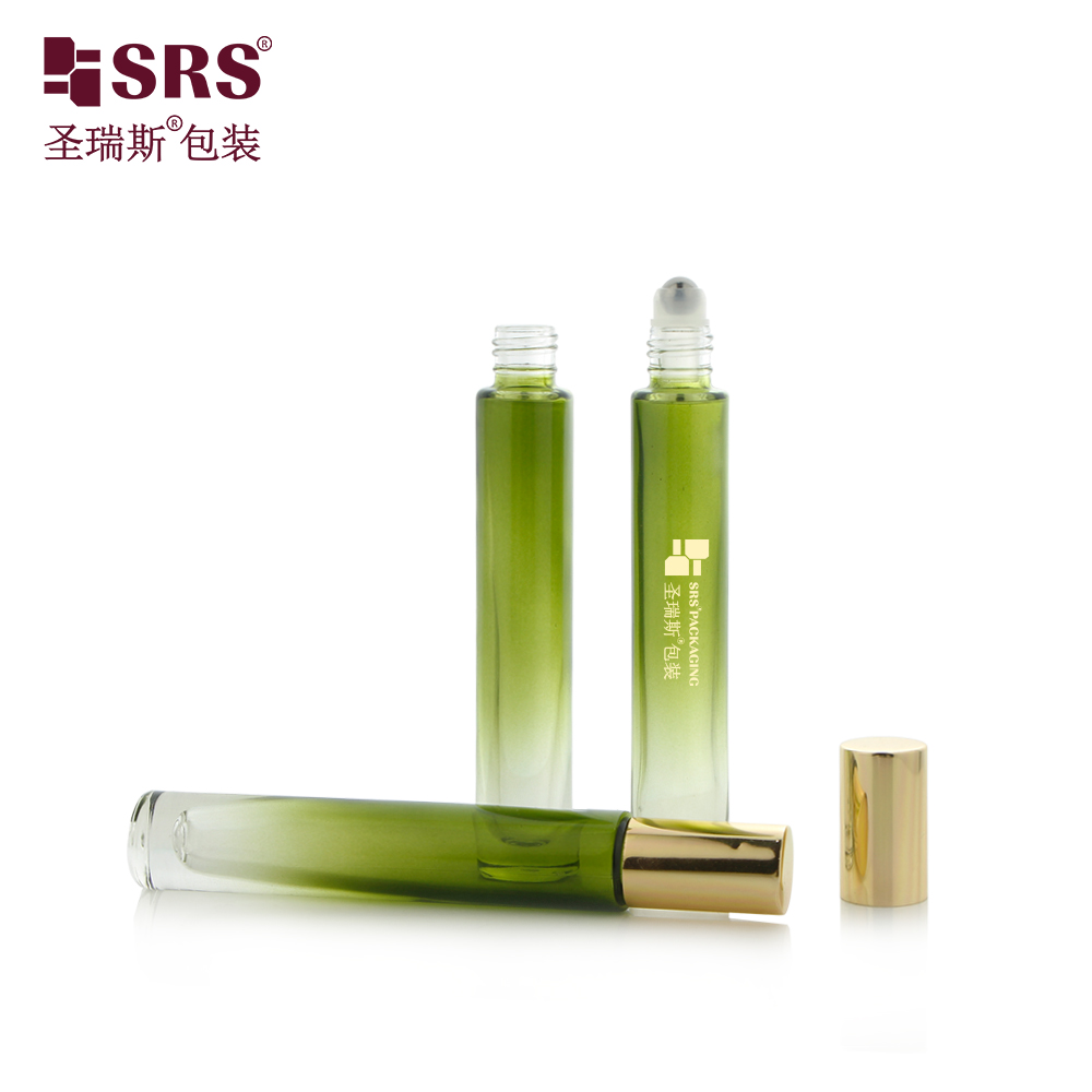 Customizable Thick Bottom Glass Roll on Bottle for Cosmetic Skincare