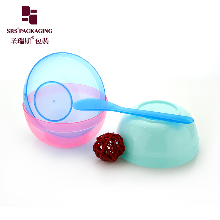 Wholesale Colorful Plastic PP Facial Mask Mixing Bowl Baked Oil Bowl Cosmetic Beauty Care Spa Mask Bowls