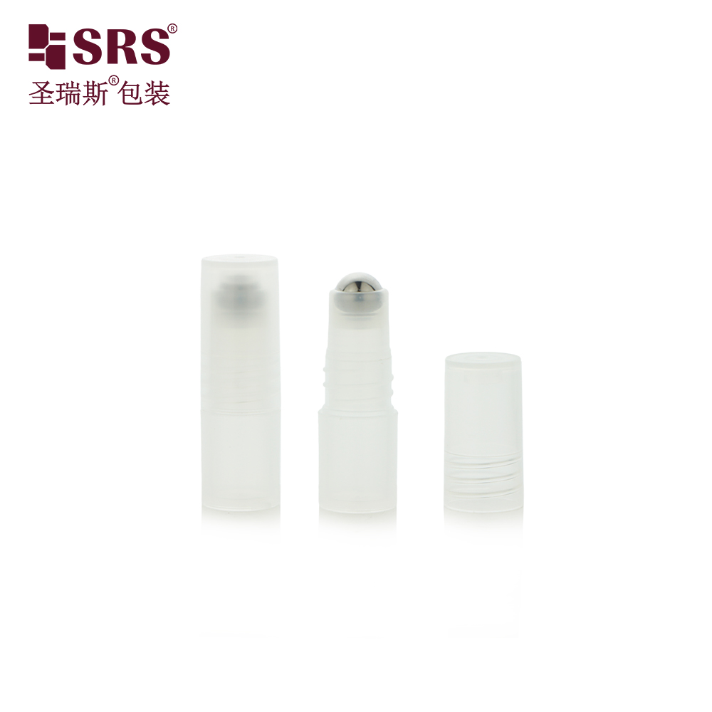 2.5ml Free Sample Mini Roll on Bottle Empty Eye Serum Roller Applicator Packaging