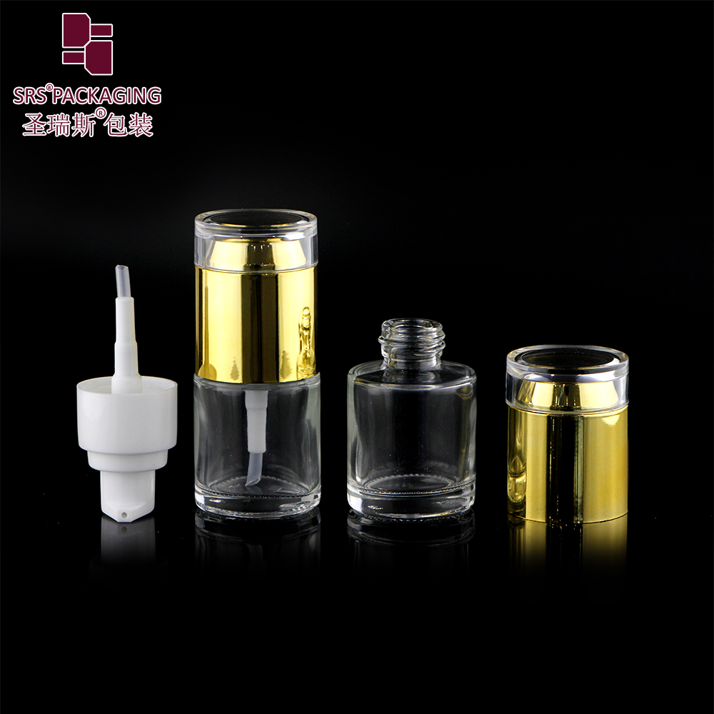 20ml Top Quality Skincare Cosmetic Containers Lotion Cream Serum Essential Oil Glass Bottle container Cosmetic