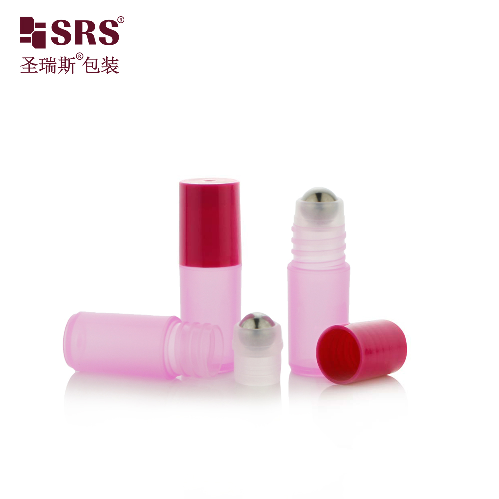 3ml PP PCR Perfume Sample Roll On Bottle with Big Size Steel Ball 