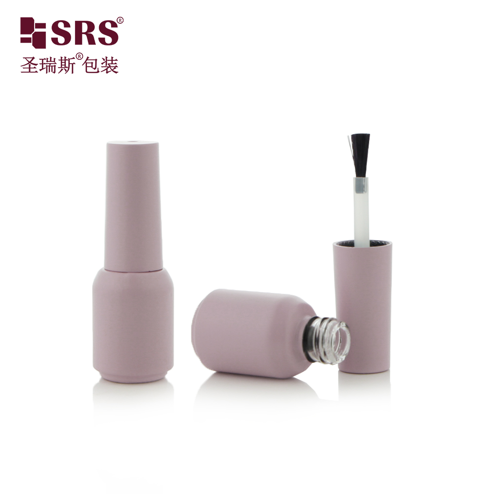 5ml Customization Colorful Glass Bottles With Brush Empty UV Gel Nail Polish Bottle