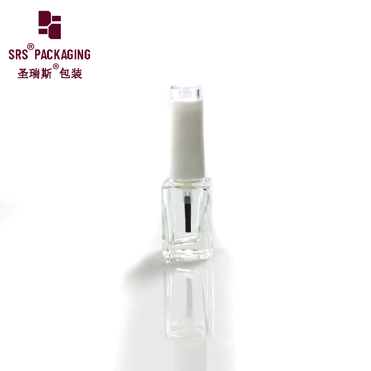 6ml chemical empty china manufactory nail polish remover glass bottle with lid