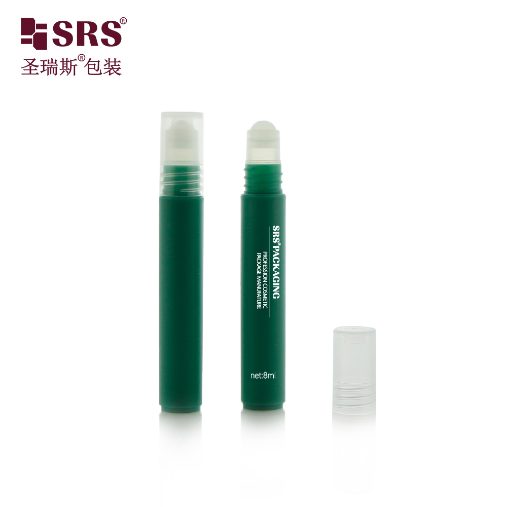 7ML 8ML Roller Bottle With Massage Ball Applicator Colored Bottle Cosmetic Packaging OEM ODM