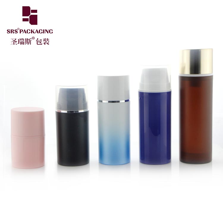 Custom Gradient Cosmetic PP Airless Pump Bottle 30ml 50ml 80ml 100ml 120ml 150ml 200ml