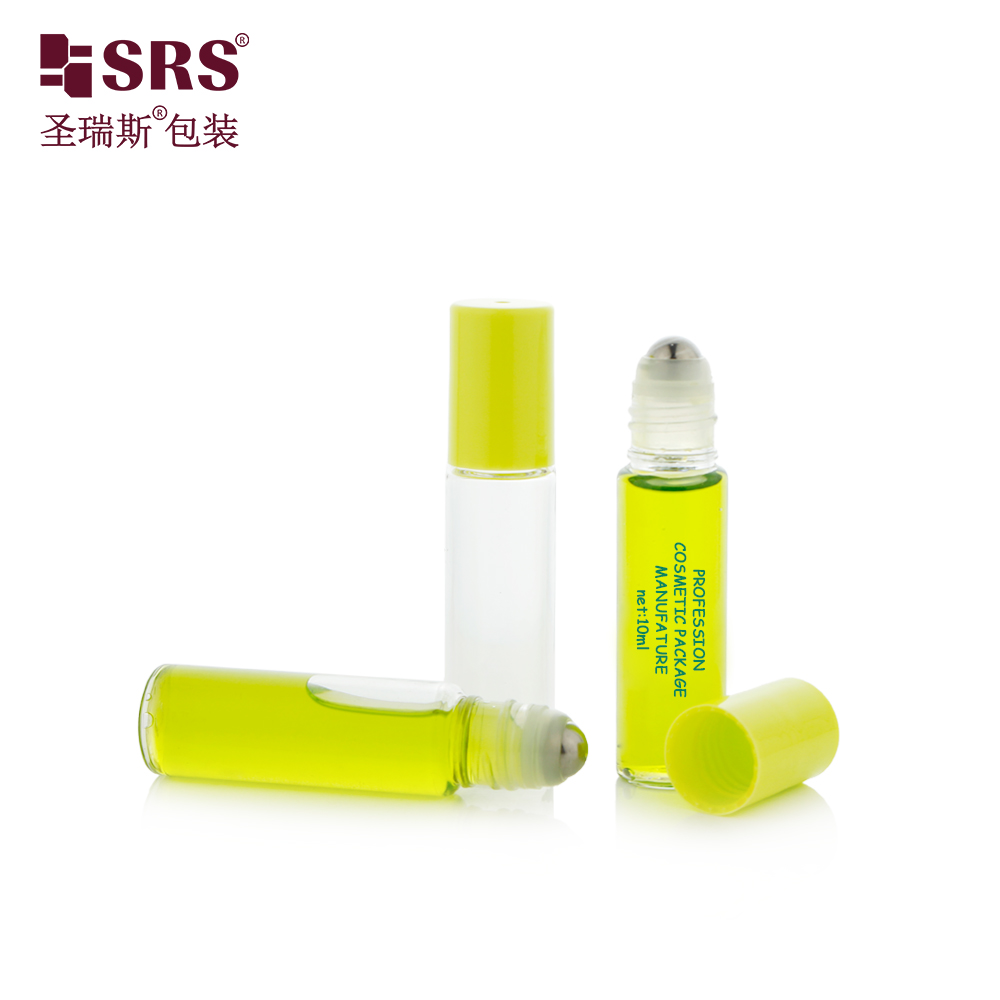 Custom Injection Painting Metalized Color Silkscreen Hot Stamping Labeling Logo Printing PET Roll On Bottle