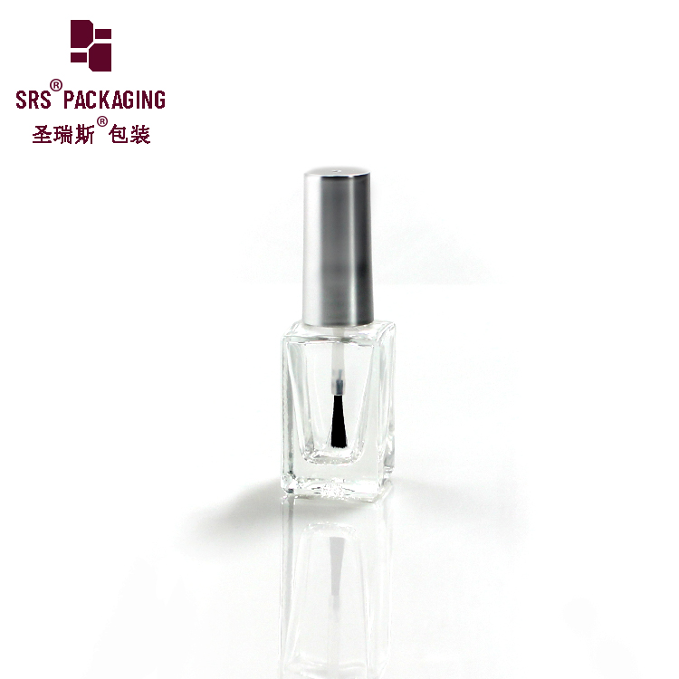 Custom Unique empty 8ml 10ml 12ml with brush and cap glass bottle nail polish