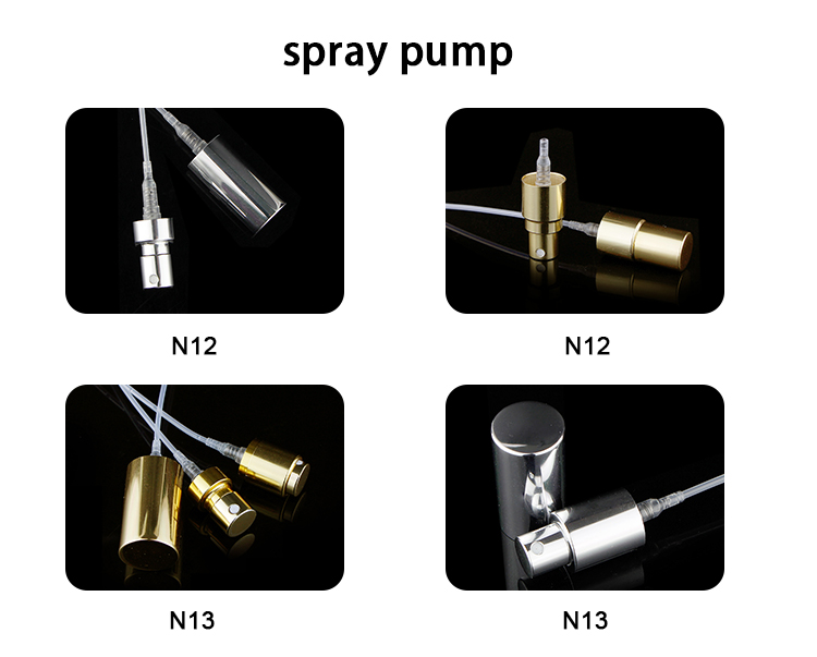 Customized 12mm 13mm Aluminum Plastic Spray Perfume Pump Crimp Mist Sprayer