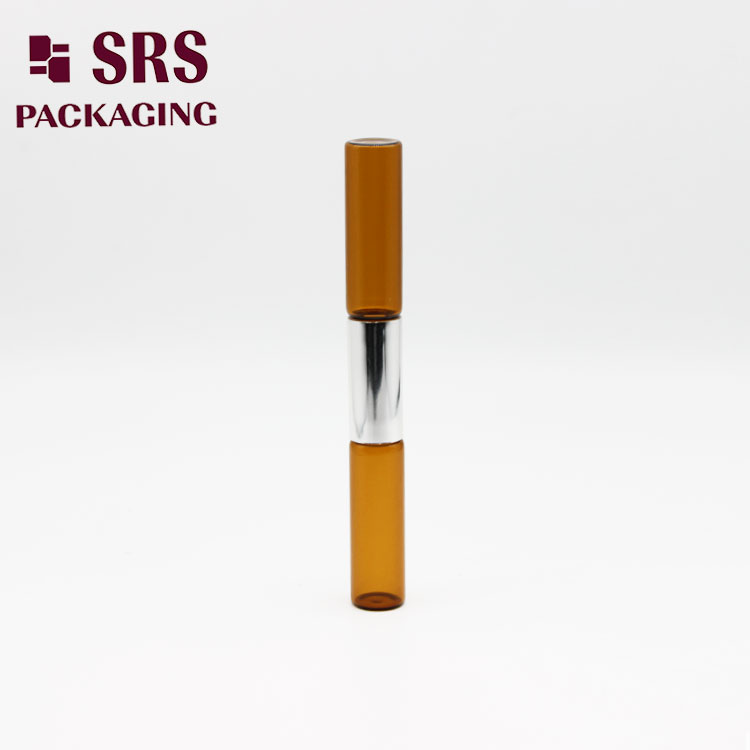 5ml Perfume Oil Bottle Amber Glass Roll on Cosmetic Vial