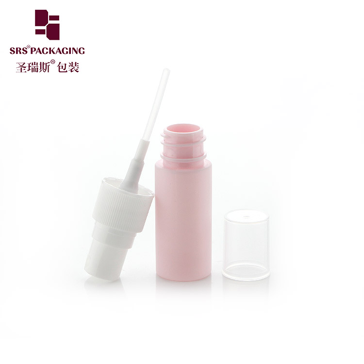 Eco friendly 13ml 15ml 20ml 30ml 50ml 100ml cosmetic PET bottle white pump plastic spray container