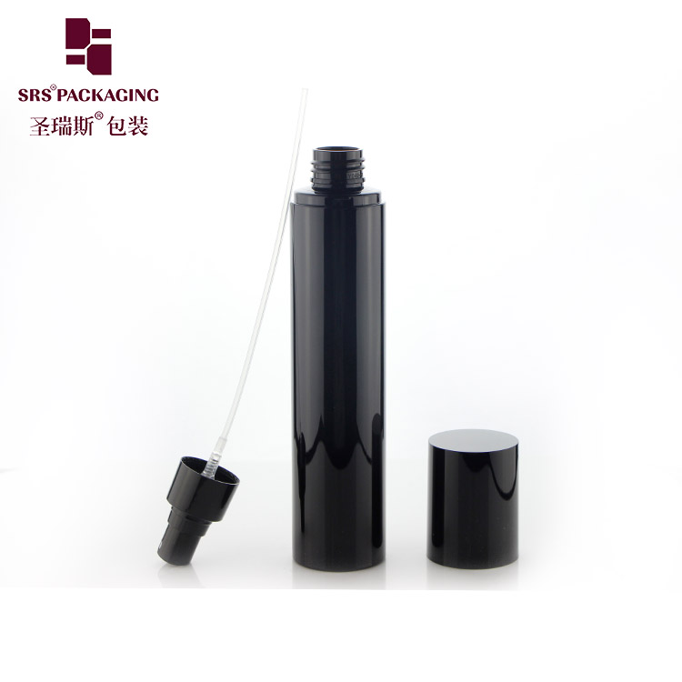 180ml Flat PET Bottle Clear Plastic Toner Bottle Recycle Moisturizer Packaging Square Bottle For Cleansing