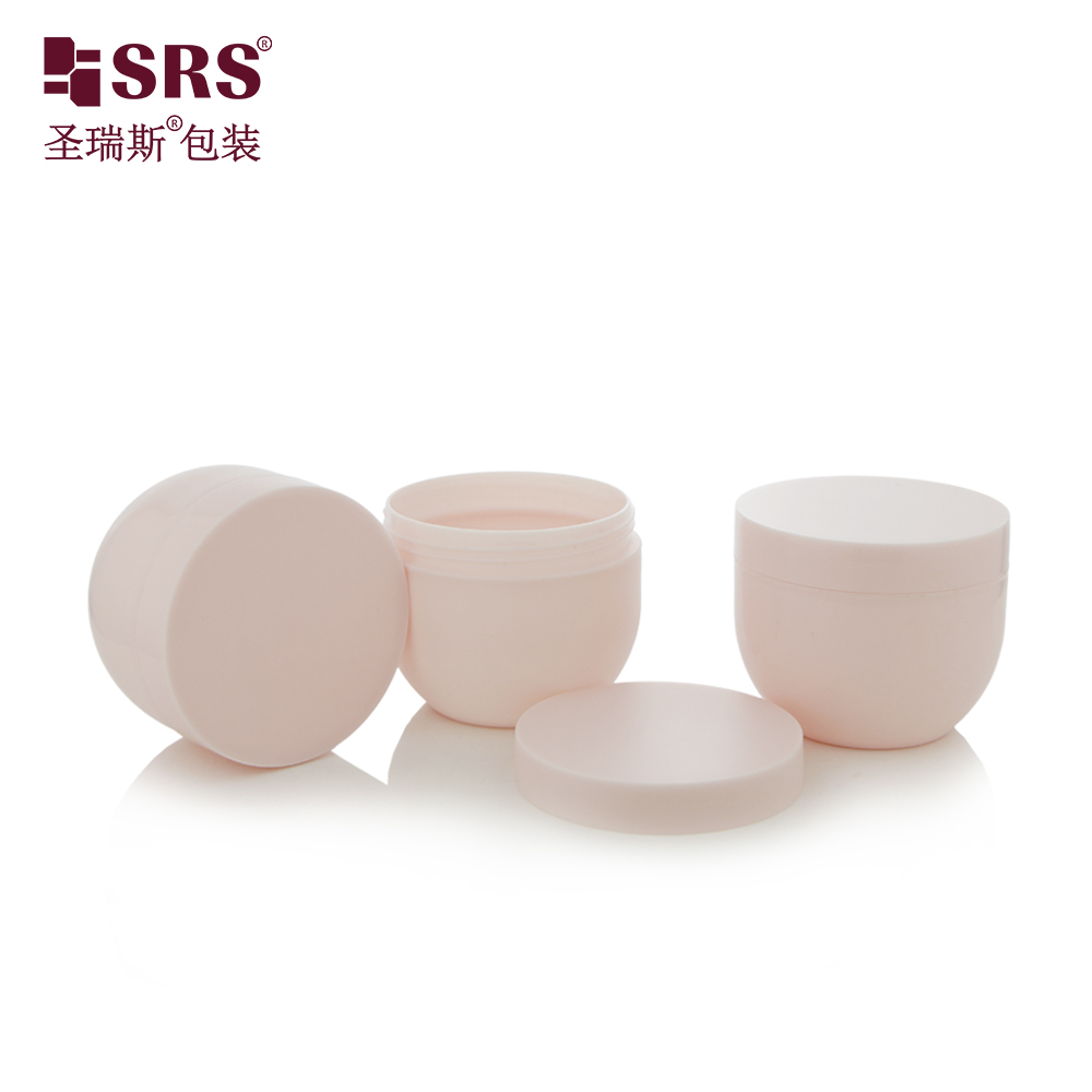 Empty Cone Shape Plastic PP Custom Color PCR Recycled Cream 50g 100g Cosmetic Jar