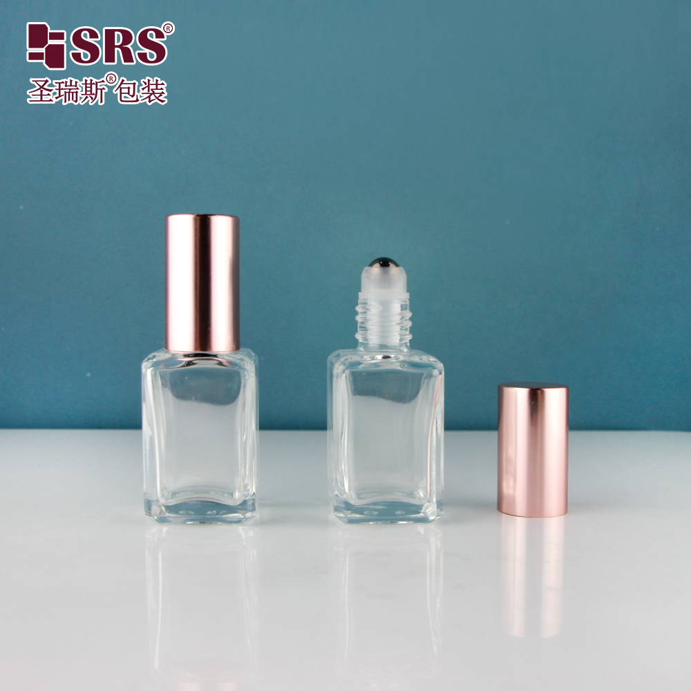 Wholesale Empty Square 10ml Thick Bottom Glass Perfume Bottle Packaging