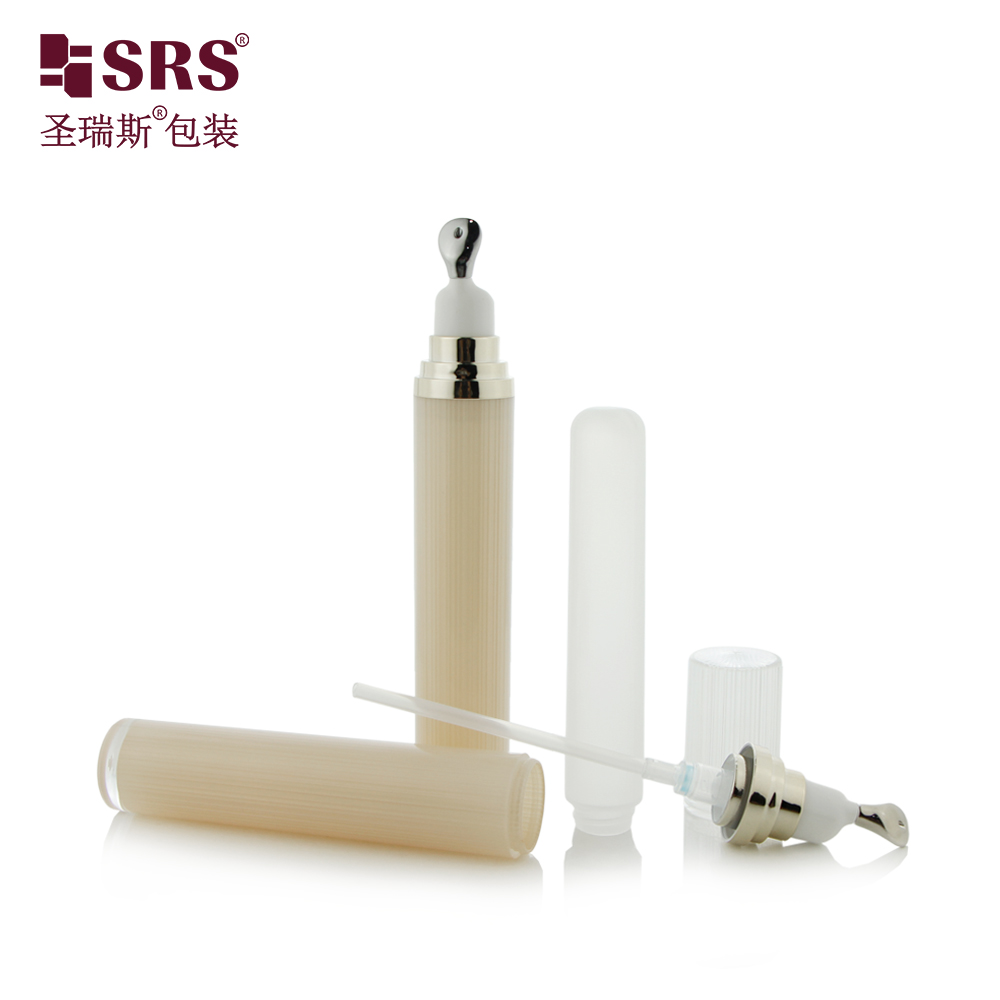 Eye Cream Skincare 20g Plastic Empty Luxury Acrylic Perfume Roll On Bottle Massage Roller Eye Cream Bottle