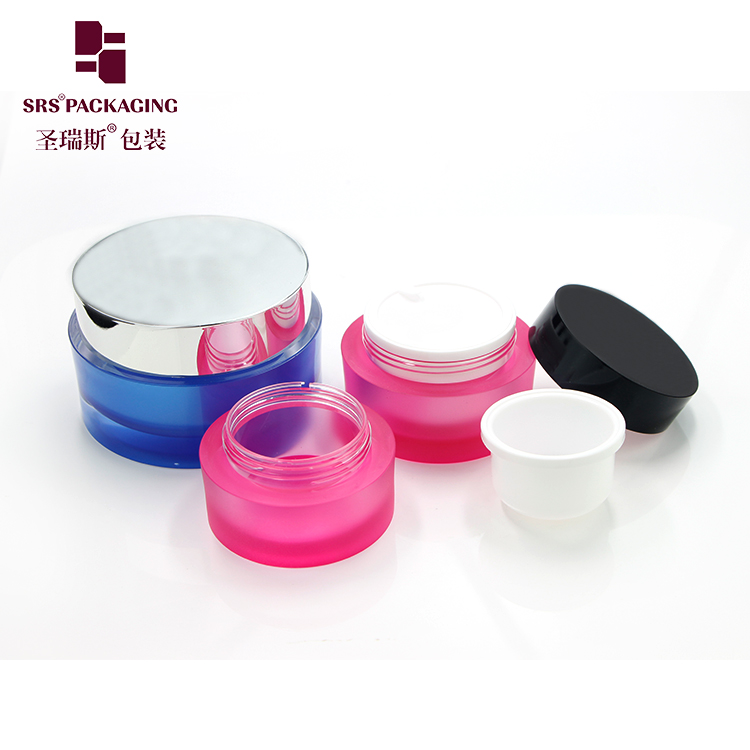 Factory 15g 30g 50g Custom Skin Care Cream Acrylic Jar Cosmetic Packaging Wholesale Cream Jar