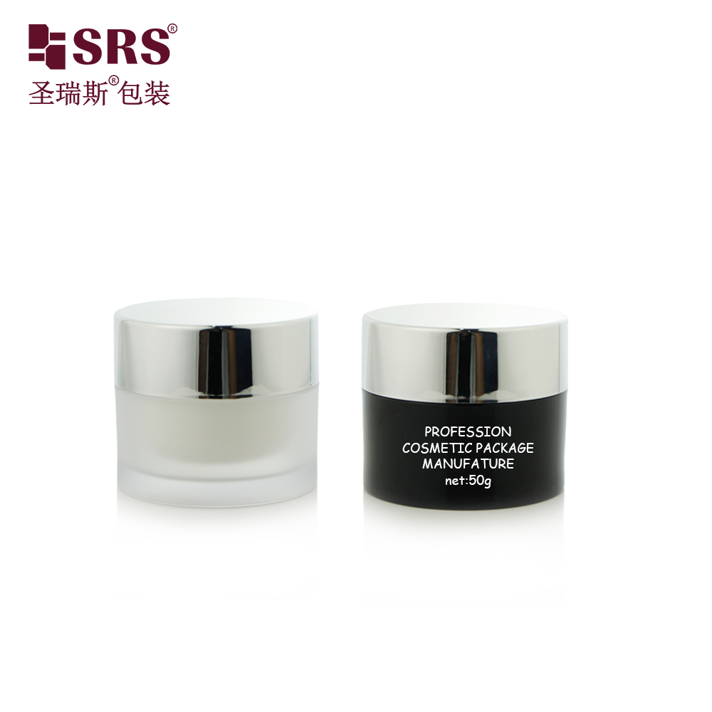 Factory Price Custom Color Glossy Matte Silksreen Hot-stamping Professional AS Cosmetics Jar