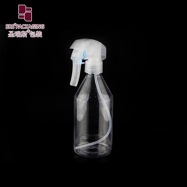 Factory production refillable durable large volume 300ml pet bottle for cosmetic use packaging