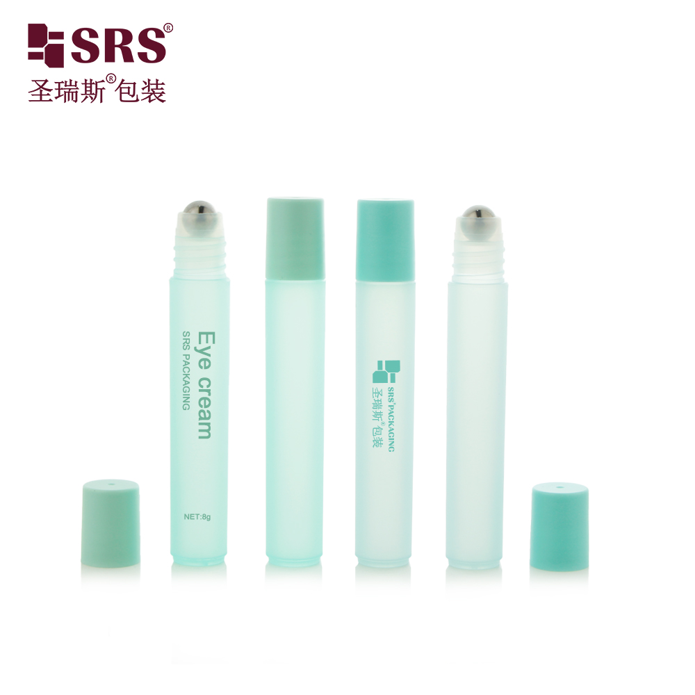 Fast Delivery 8ml Translucent Frosted No Leakage PP Roll on Bottle for Eye Serum