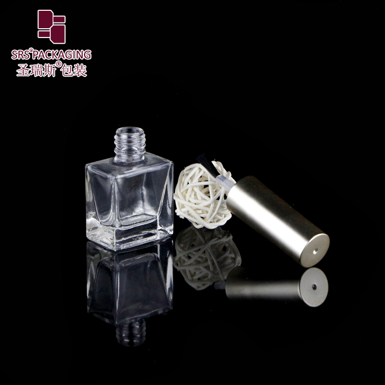 Gold Cap Polish Bottle Clear Glass Nail Polish Gel Packaging 8ml Bottle in Glass Wholesale Price