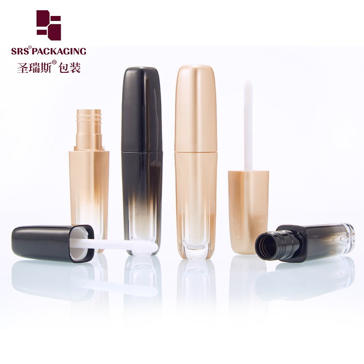 MOQ 20 in stock custom lip gloss tubes 5ml plastic make up cosmetic packaging