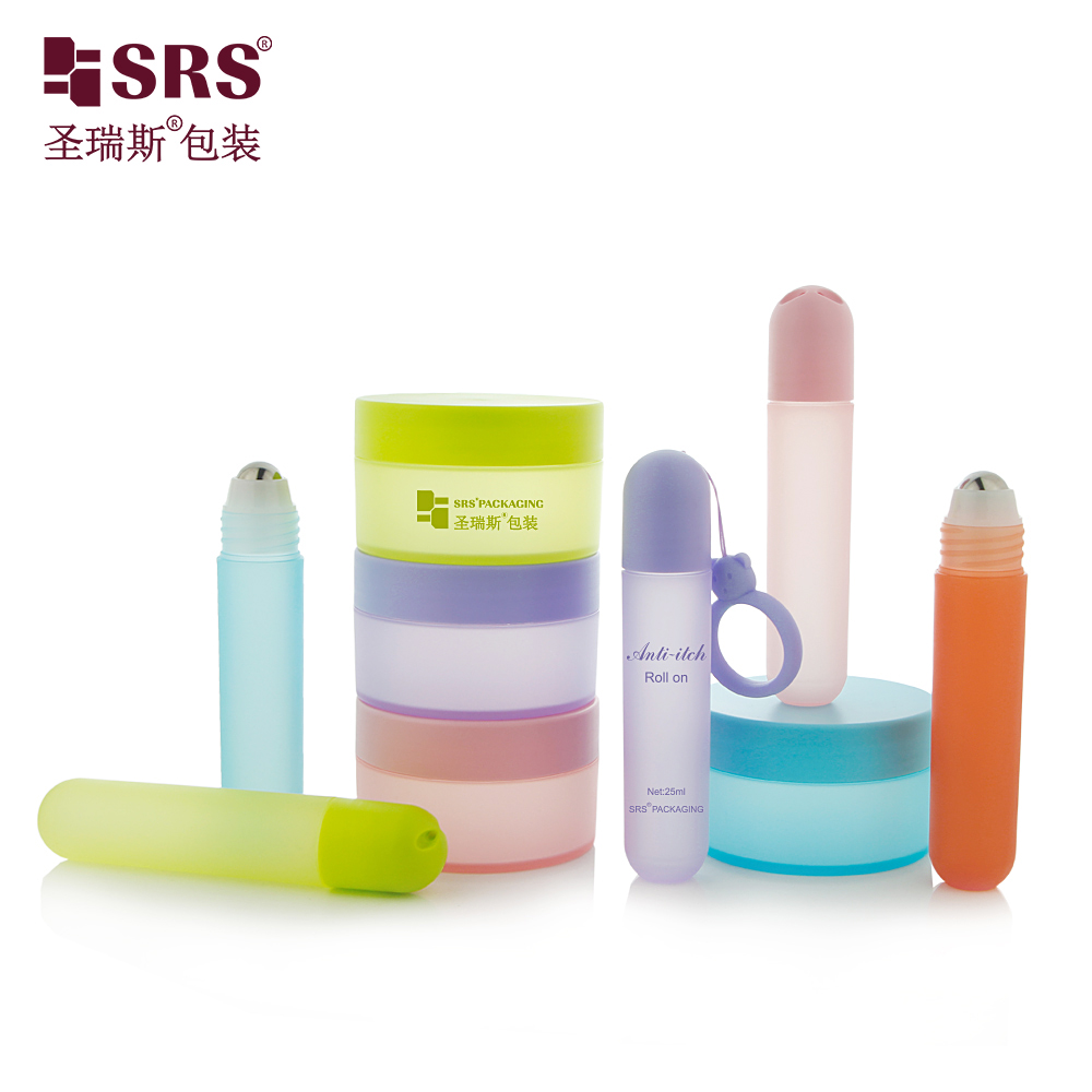 New Arrivals Translucent Pink Green Blue Purple SRSQ 100g PP PCR Cosmetics Jar