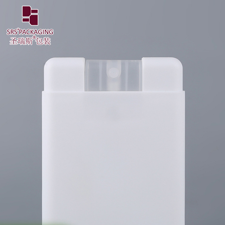 New cosmetic empty packaging square spray bottle 20ml pocket credit card mist sprayer bottles