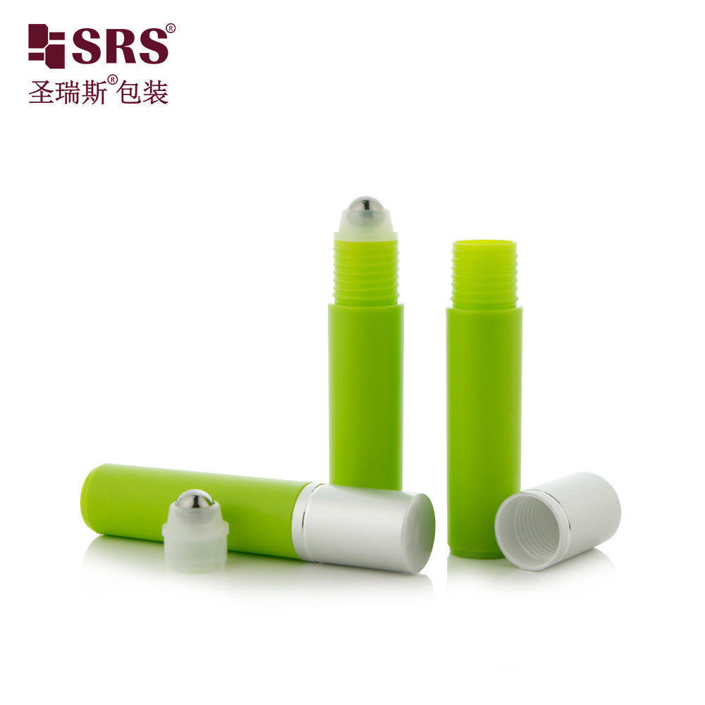 No Leakage No Scratching Eye Serum 10ml Skincare Packaging Plastic Roll on Bottle for Sale