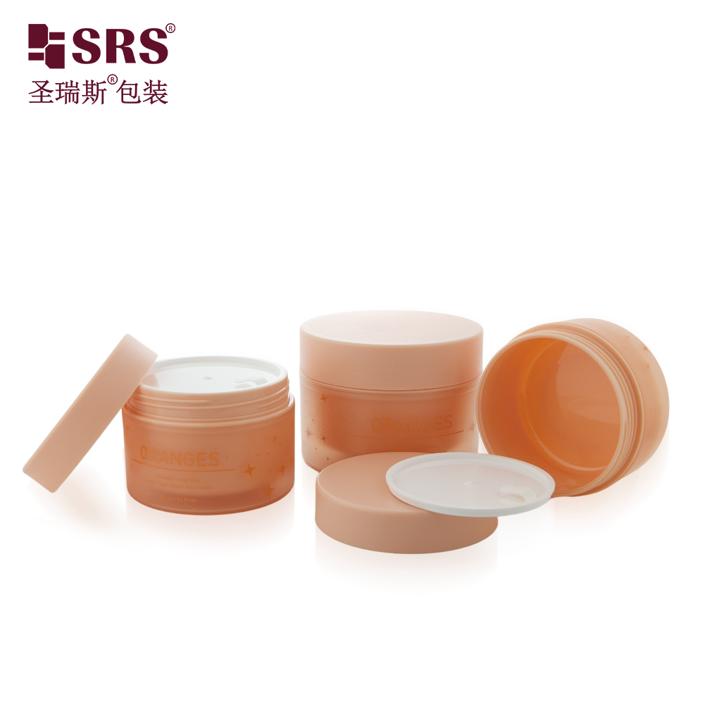 OEM ODM Sustainable Double Wall PP Cosmetic Jar Leakproof Packaging for Beauty Brands