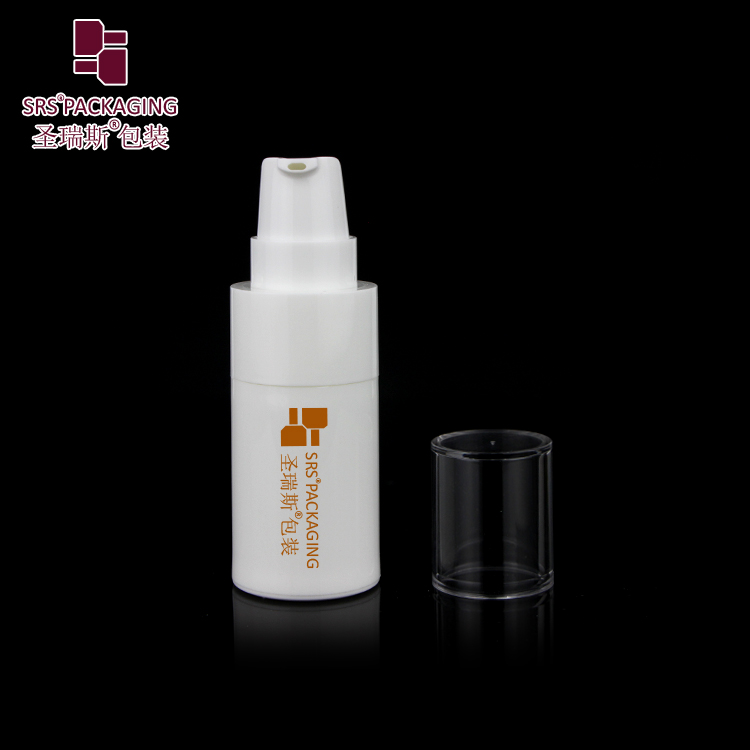 Popular 15ml 30ml 50ml airless pump bottle for cosmetic skin care container