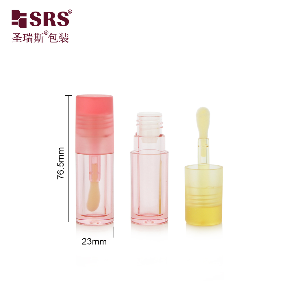 Printing logo Lipgloss Packaging Custom Transparent Colorful Lip Gloss Tubes