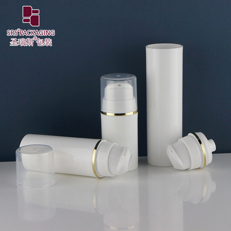 Private label skin care cosmetics packaging for anti-aging products empty face serum airless bottle