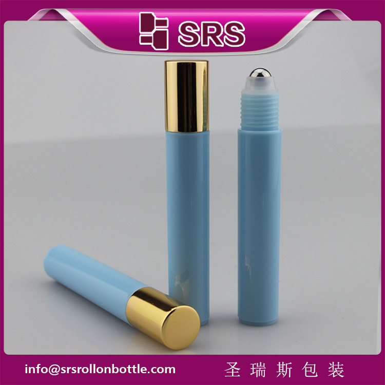 SRS PACKAGING empty plastic 15ML roll on bottle for eye cream