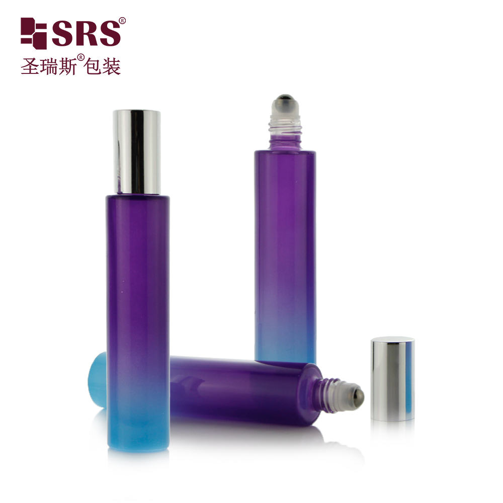 Round Thick Bottom Wholesale Customization Glass Roller Bottle Perfume Oil Bottles Roll On