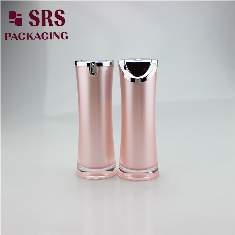 A093 Round Waist Airless Bottle 30ml 50ml Skin Care Lotion Bottle