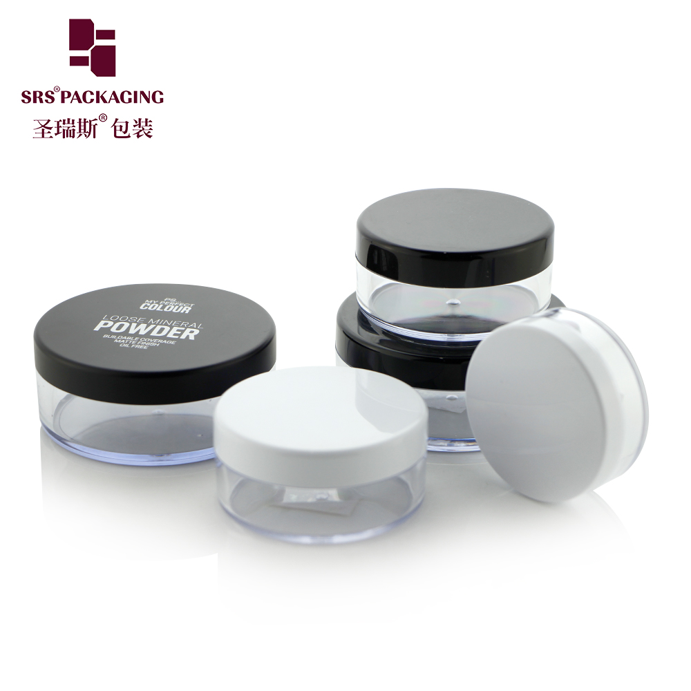 S022 Empty Powder Case Face Powder Makeup Jar Blusher Cosmetic Makeup Containers with Sifter