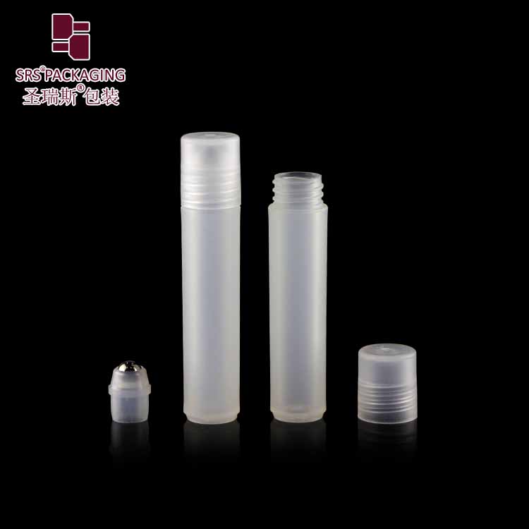 SRS Empty Mini Plastic Perfume 3ml Sample Roller Bottle