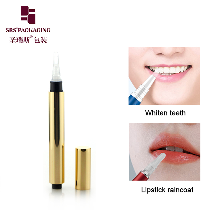 SRS New Design 4ml Aluminum Press Makeup Pen For Nail Care Oil Concealer Hair Growth Liquid