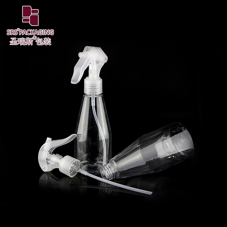 SRS travel bottle cosmetic biodegradable refillable 200ml hand sanitizer tiger sprayer bottle for disinfectant 